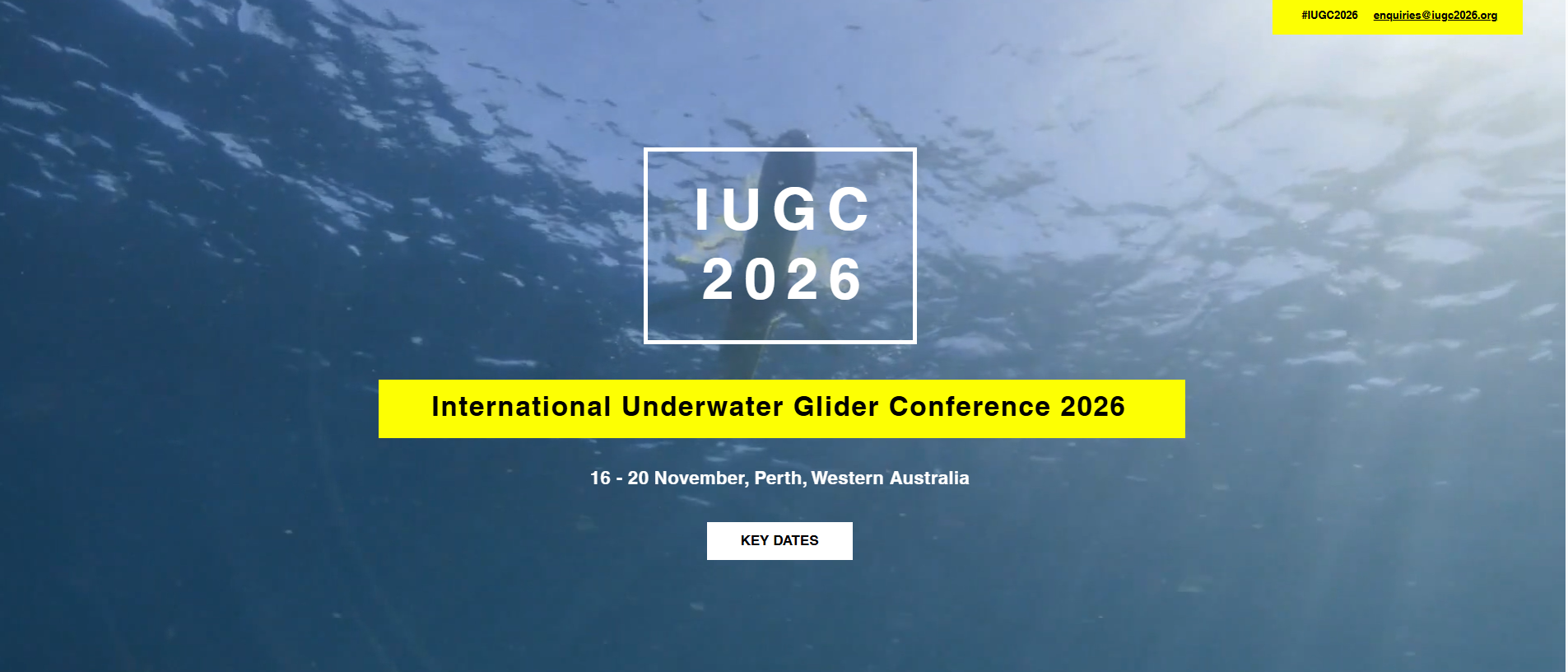 International Underwater Glider Conference 2026
